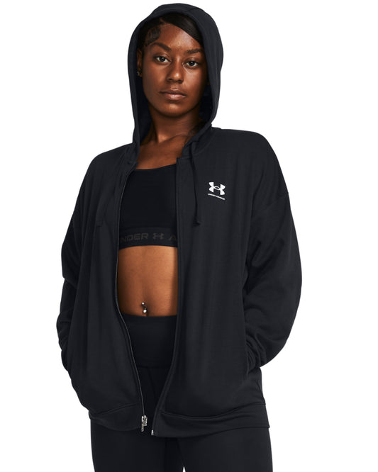 Under Armour UA RIVAL TERRY OS FZ HOODED Womens